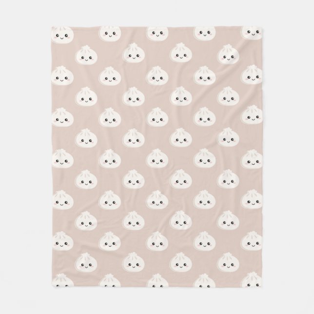 Cobertor De Velo Bao Bao Bun Dim Sum Blanket (Frente)