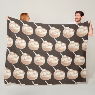 Cobertor De Velo Bao Buns Steamed com Tea