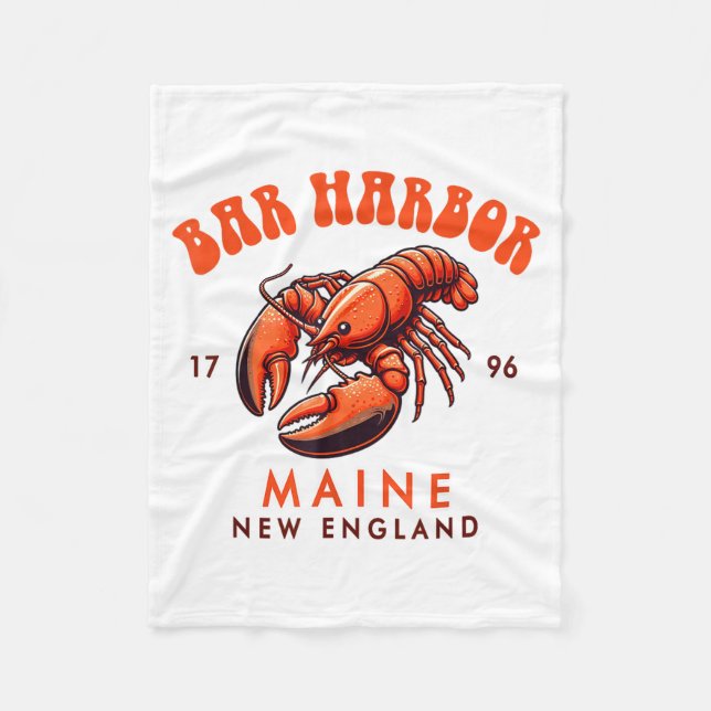 Cobertor De Velo Bar Harbor Maine New England Travel Funny Bar Harb (Frente)