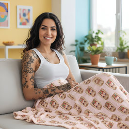 Cobertor De Velo Barb Fleece Blanket