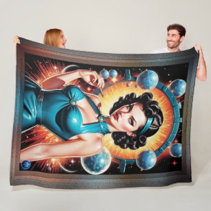 Cobertor De Velo Barbenheimer Retro Fusion Atomic Agence Fashion