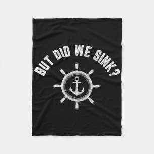 Cobertor De Velo Barco Divertido Camisa Retro Boat Dom, Mas Será Qu