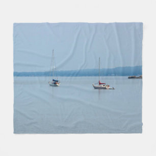 Cobertor De Velo Barcos à vela no rio