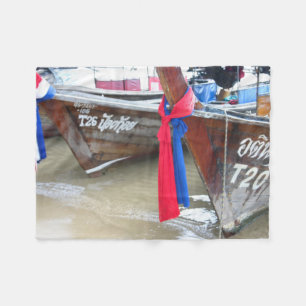 Cobertor De Velo Barcos nas ilhas da phi da phi da praia ,