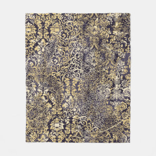 Cobertor De Velo Baroque and Damask arabesque motifs ripped abstrac