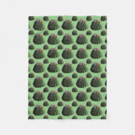 Cobertor De Velo Barrel Cactus Fleece Blanket
