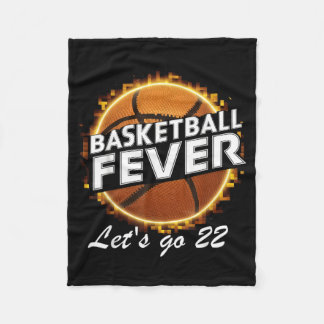 Cobertor De Velo Basball Fever Bold Red White Yellow Typography