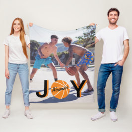 Cobertor De Velo Basball JOY Photo Fleece Blanket