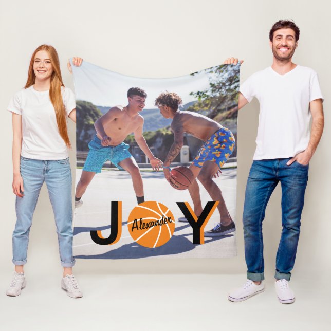 Cobertor De Velo Basball JOY Photo Fleece Blanket (In Situ)