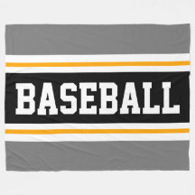 BASEBALL Cinza desportiva Amarelo Black Athletic S