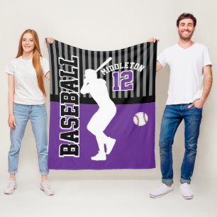 Cobertor De Velo Baseball ⚾ Esporte - Roxo