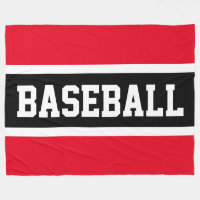 BASEBALL Esportivo Brilho Vermelho Negra
