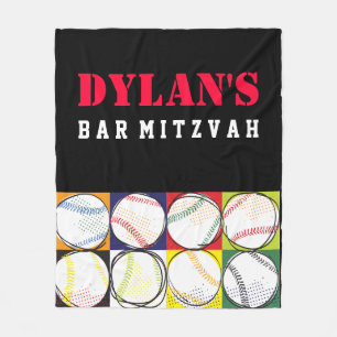 Cobertor De Velo Baseball - O Bar Mitzvah Leva Para Casa
