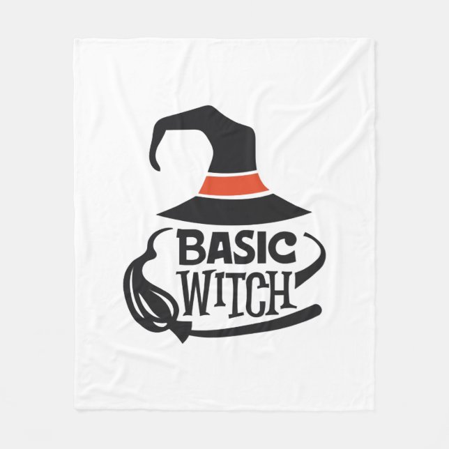 Cobertor De Velo Basic Witch - Halloween (Frente)