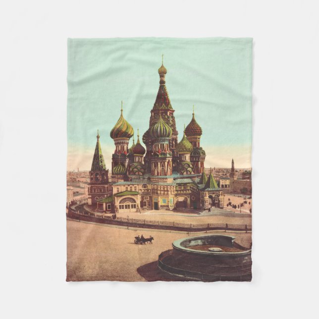 Cobertor De Velo Basil, Red Square Moscou (Frente)
