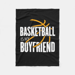 Cobertor De Velo Basquete é minha Namorado