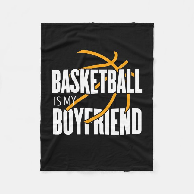 Cobertor De Velo Basquete é minha Namorado (Frente)