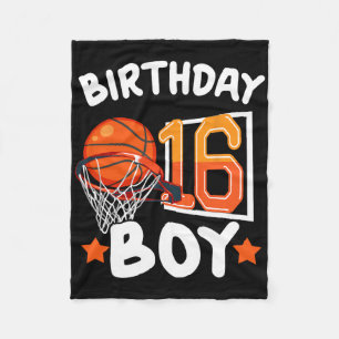 Cobertor De Velo Basquete Im 16 Anos 16º Aniversário