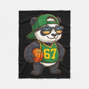 Cobertor De Velo Basquete Panda 67 Geração Alfa Gíria Srts Homens M