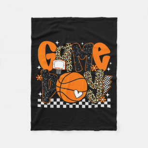 Cobertor De Velo Basquete Xadrez Dia de Jogo Camisetas Amante Homen