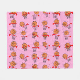 Cobertor De Velo Basquetebol - Bola e Aro Modelo