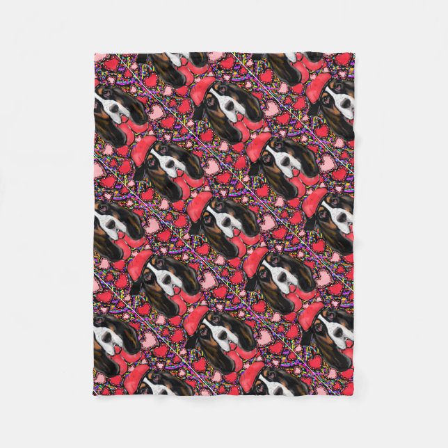 Cobertor De Velo Basset Hound (Frente)