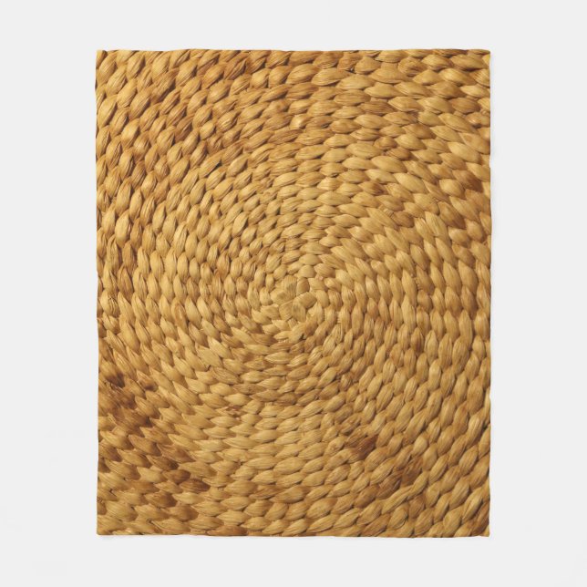 Cobertor De Velo Bast Tecido: Autenticidade Castanho Texturada (Frente)
