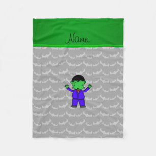 Cobertor De Velo Bastões conhecidos personalizados do cinza do