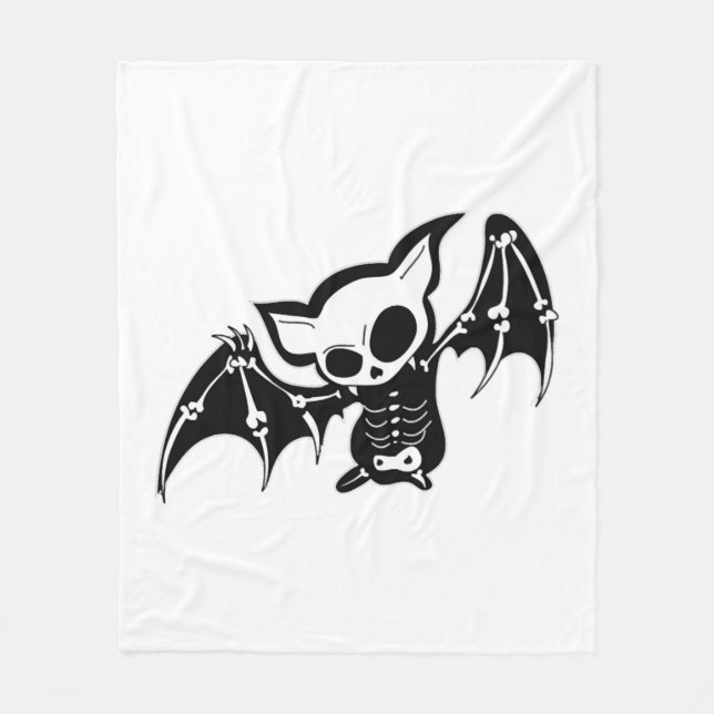 Cobertor De Velo Bat Halloween (Frente)