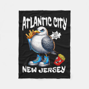 Cobertor De Velo Batata Frita de Gaivota de Atlantic City Nova Jers
