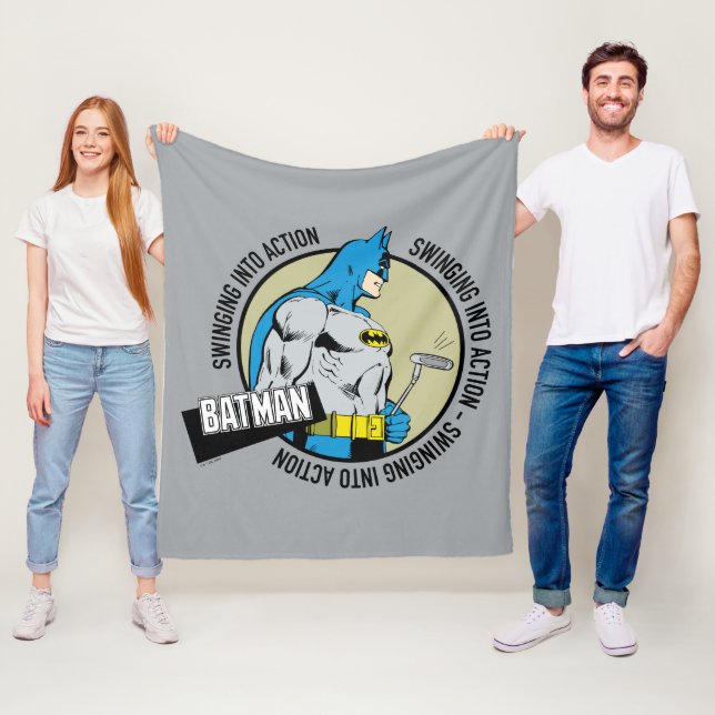Cobertor De Velo Batman Golfing - Passando à Ação (In Situ)
