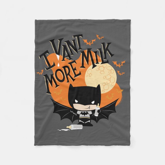Cobertor De Velo Batman | I Vant More milk (Frente)