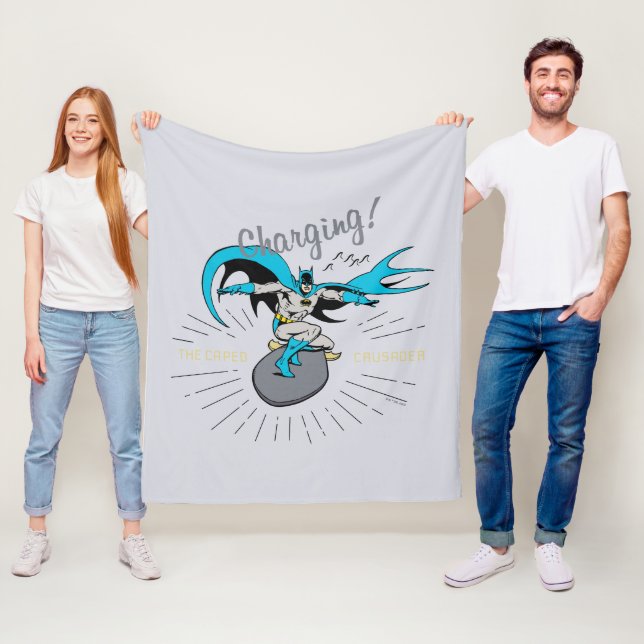 Cobertor De Velo Batman Surfing - Carregando! (In Situ)