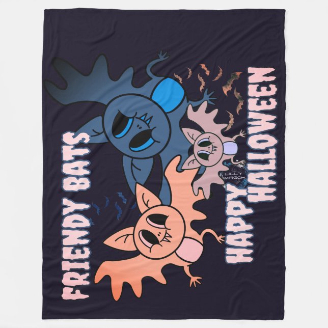 Cobertor De Velo Bats (Frente)