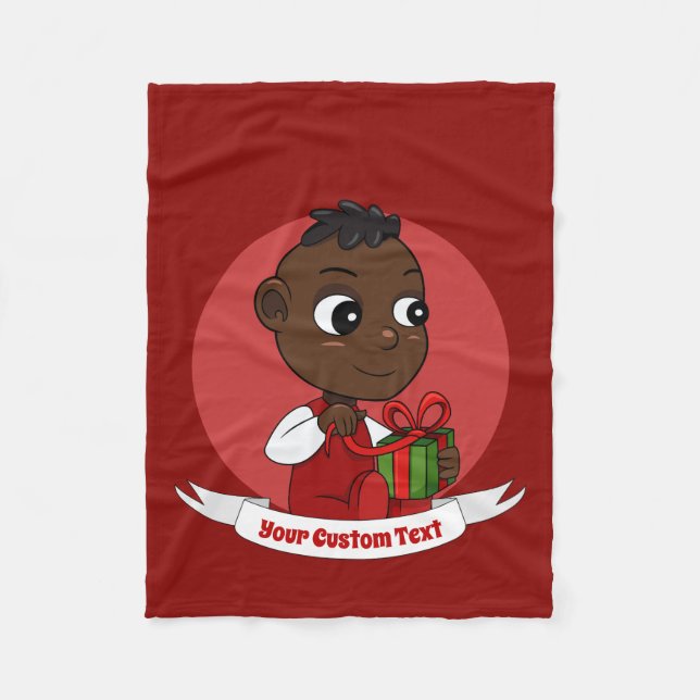 Cobertor De Velo BD de Natal bonito Fleece Blanket (Frente)