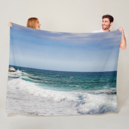 Cobertor De Velo Beach Fleece Blanket