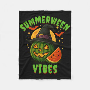 Cobertor De Velo Beach Watermelon Summerween Vibes Witeen Halloween