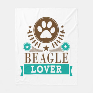 Cobertor De Velo Beagle Dog Lover