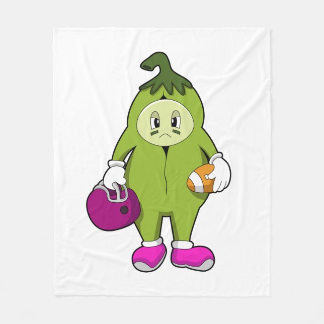 Cobertor De Velo Bean no Futebol (Frente)