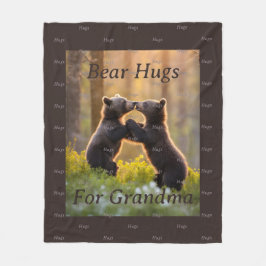 Cobertor De Velo Bear Hugs