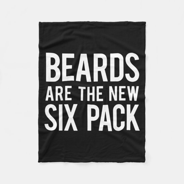 Cobertor De Velo Beards Are The New Six Pack  (Frente)