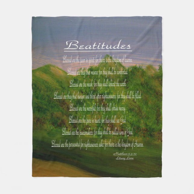 Cobertor De Velo Beatitudes (Frente)