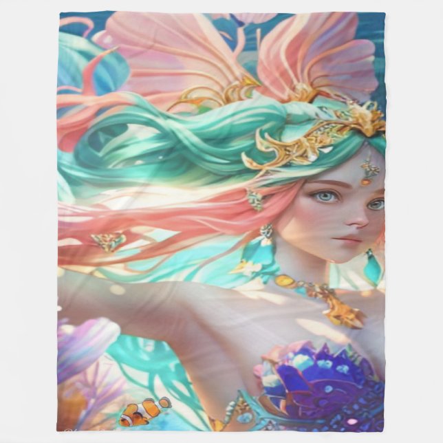 Cobertor De Velo Beautiful queen  (Frente)