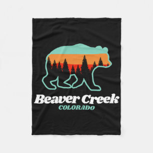 Cobertor De Velo Beaver Creek Colorado Skining Bear