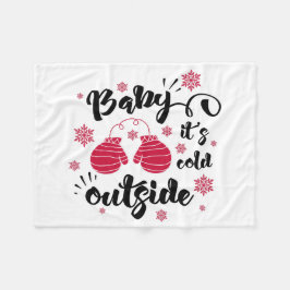 Cobertor De Velo Bebê está frio fora das luvas bonitinhas inverno