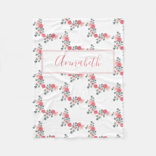 Cobertor De Velo Bebé geral conhecido personalizado (Frente)