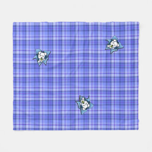 Cobertor De Velo Bebê Westis BLAST Xadrez Fleece Blanket