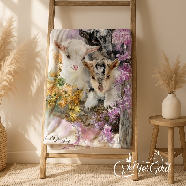 Cobertor De Velo Bebês Caprinos no outono 7 (Criador carregado)