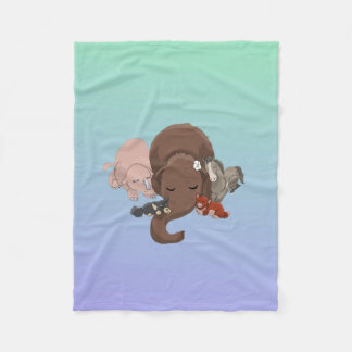 Cobertor De Velo Bebês gelados voam em branco para crianças e adole