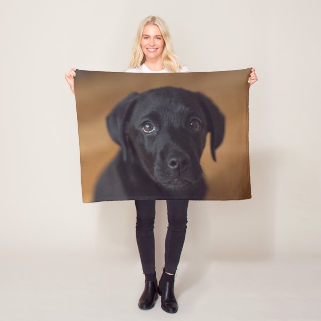 Cobertor De Velo Bebês Mais Pobres | Labrador Preto (In Situ)